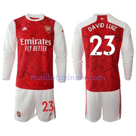 Maillot de Foot Arsenal David Luiz 23 Domicile 2020-21 Manches Longues - Enfant Maillot de Foot Arsenal David Luiz 23 Domicile 2020-21 Manches Longues - Enfant
